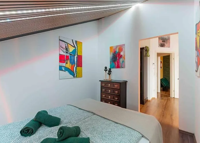Apartman „royal Loft View“ Rooftop Naehe Stadtzentrum Bécs