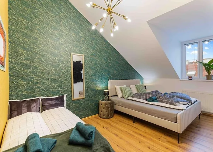 „royal Loft View“ Rooftop Naehe Stadtzentrum Apartman *